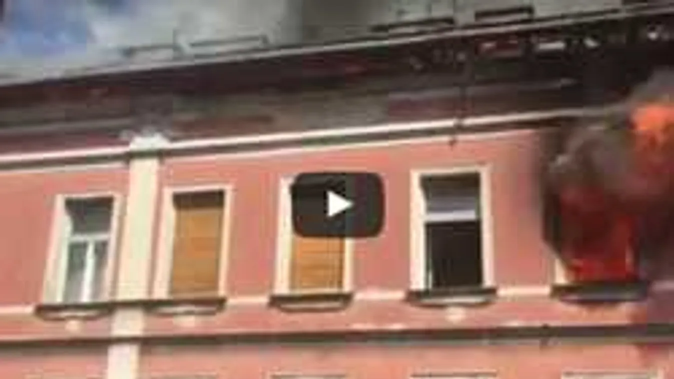 Több sérült, köztük gyerekek - Tűz a VII. kerületben!