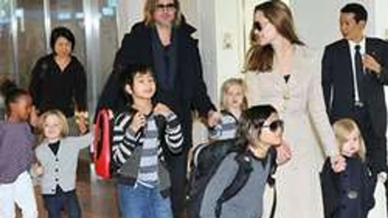 Így viselik a Brangelina gyerekek a szülők válását