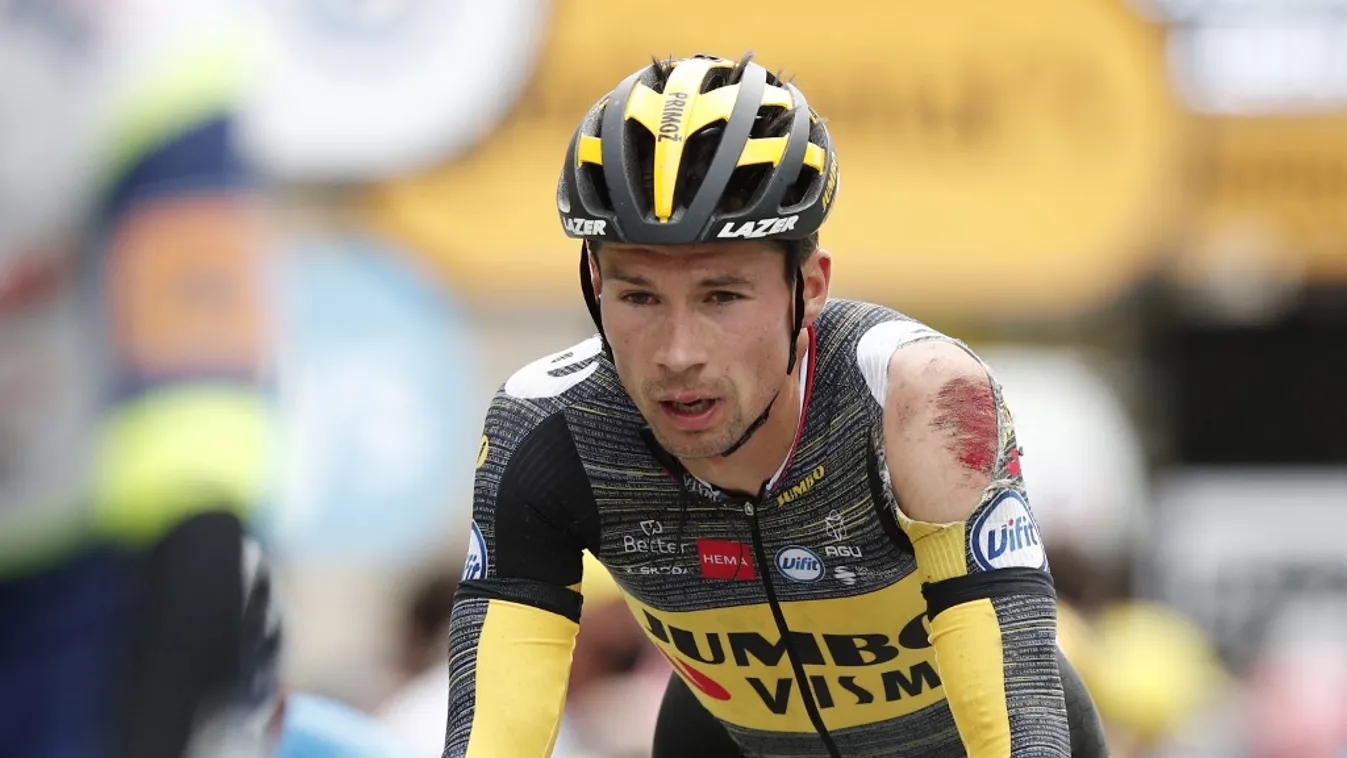 Primoz Roglic sérülten ért célba, másnap újra rajthoz állt