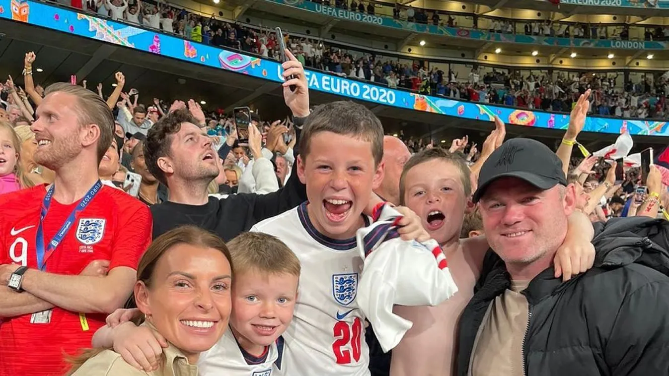 Coleen és Wayne Rooney között a fiaik