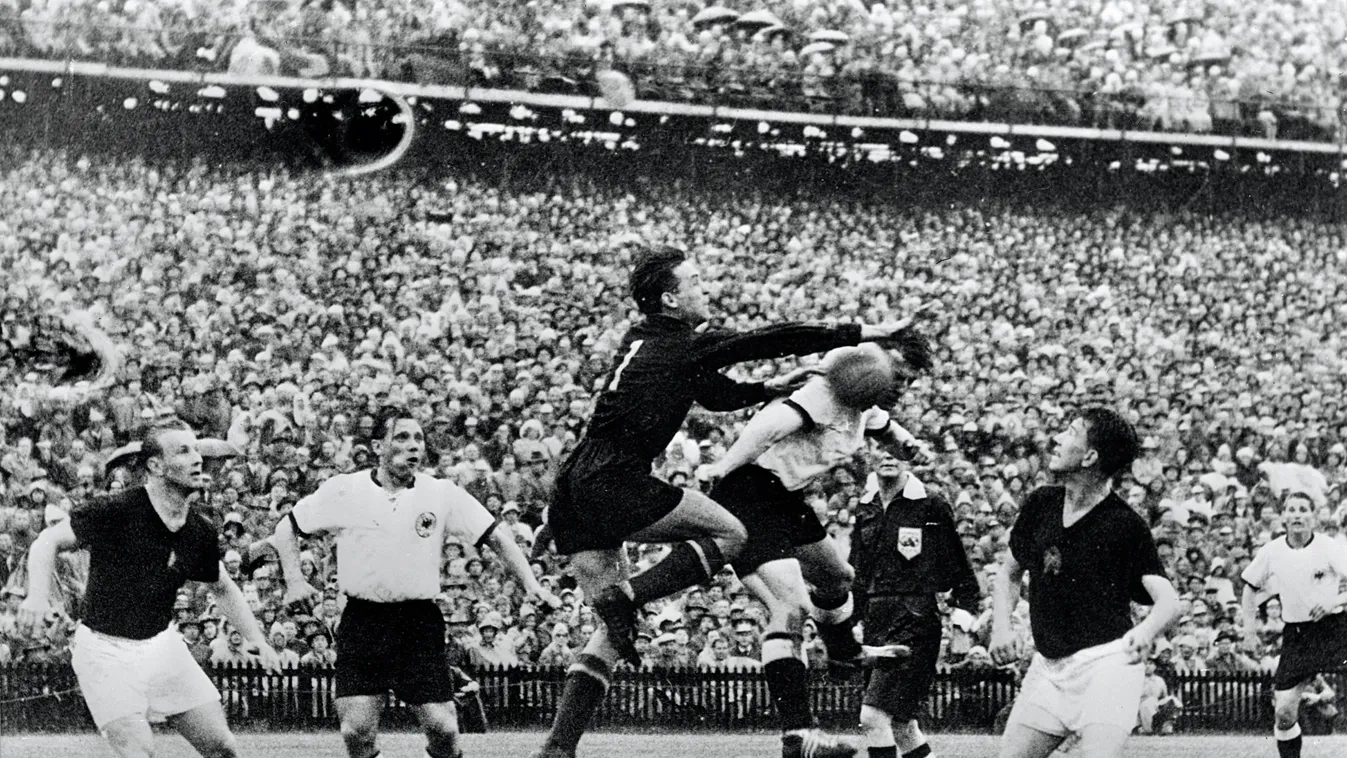 Grosics Gyula; Zakariás József; Morlock, Max; Lantos Mihály; Rahn, Helmut