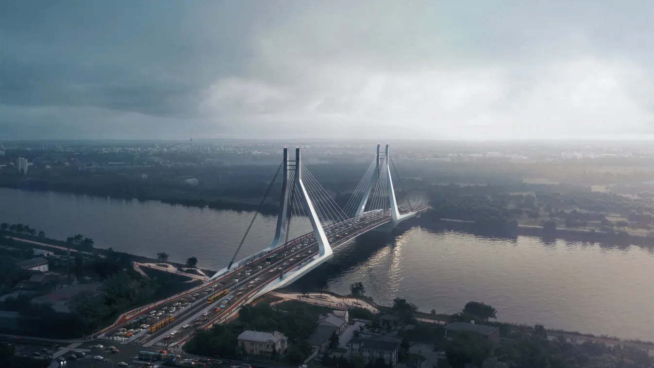 Itt van a látványterv: ilyen lesz az új déli Duna-híd Budapesten – fotó