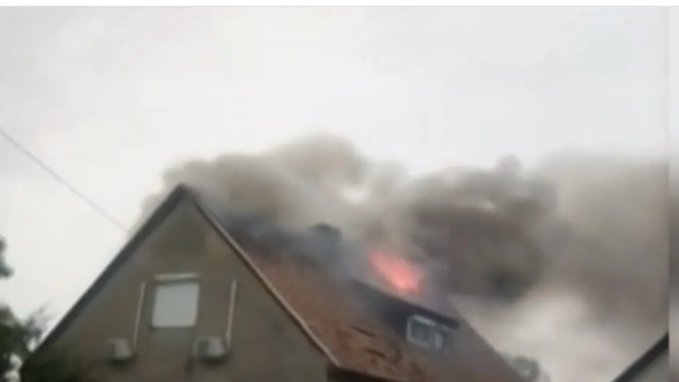 Olyan erővel csapott a villám egy házba, hogy a szomszédot a konyhapultnak lökte