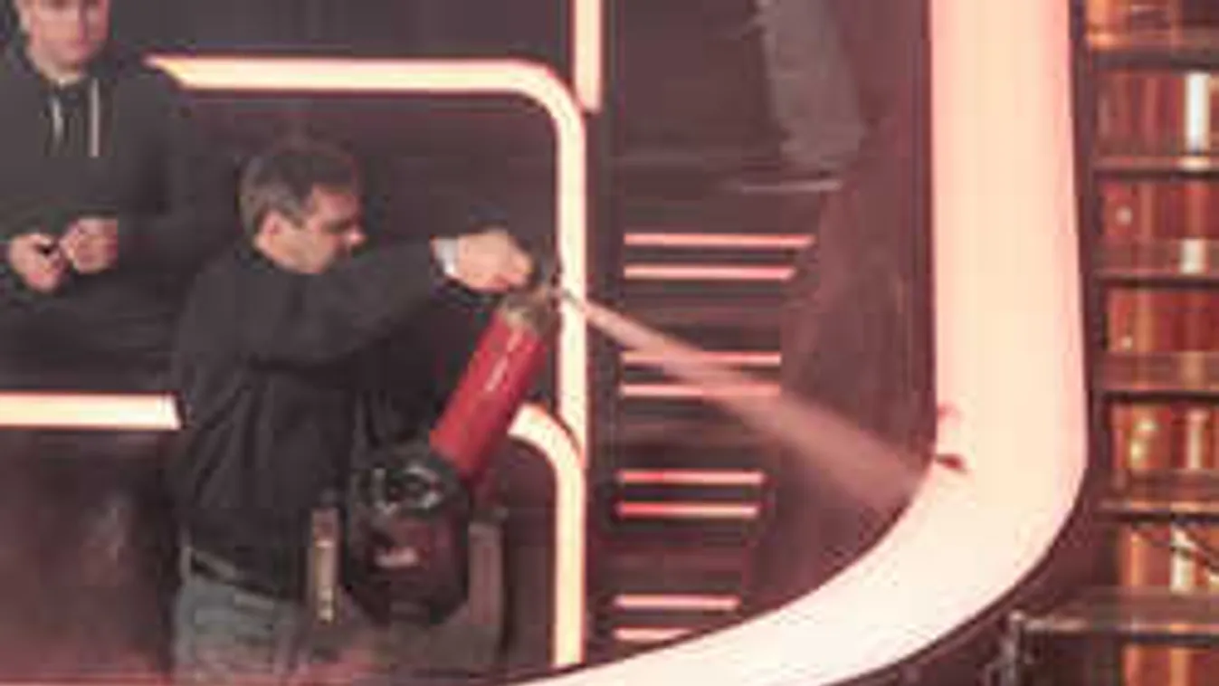 Tűz ütött ki a TV2 stúdiójában