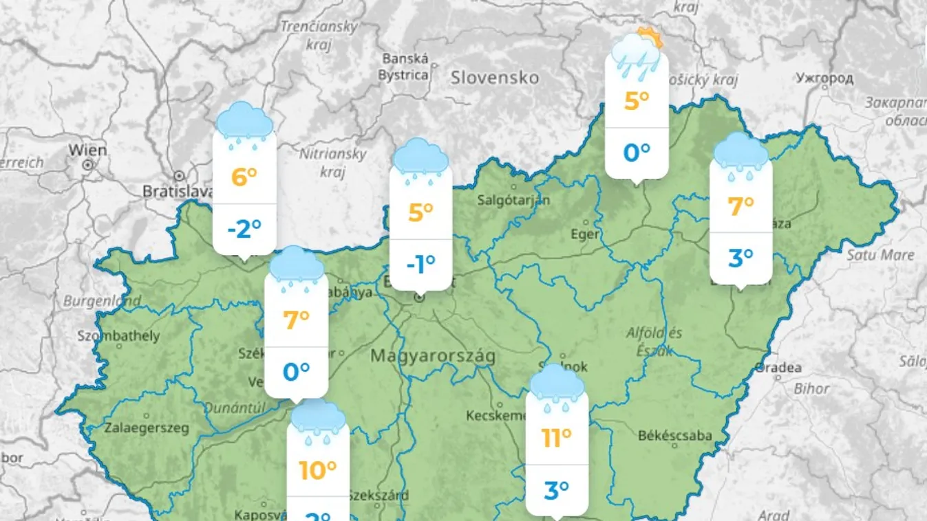 Ez vár ránk a hétvégén: kiderült, mikor érkezhet meg többfelé a hó