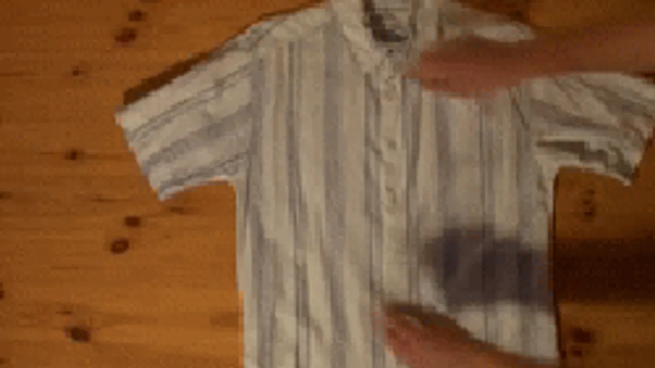 Mostantól egyetlen mozdulattal tudsz ruhát hajtogatni! Elképesztő videó!