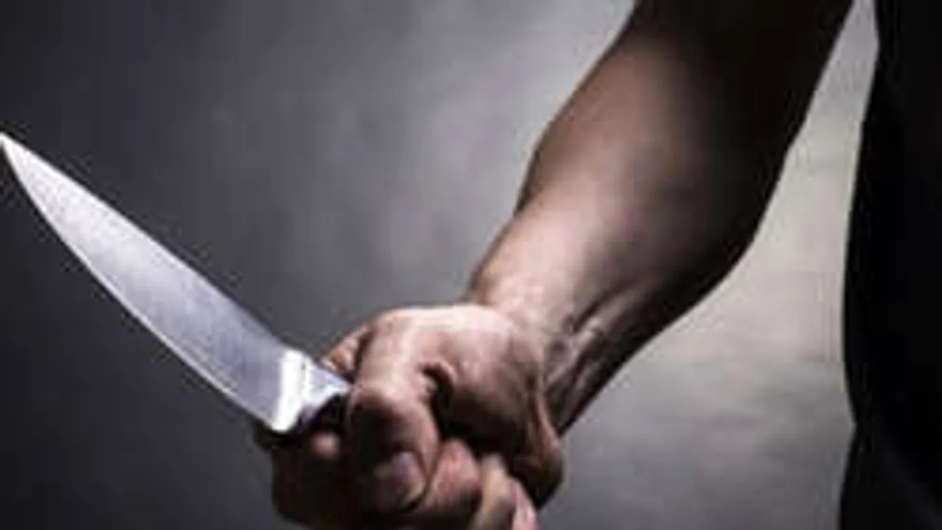 A biztonsági kamera rögzítette, amint átvágta élettársa torkát a férfi! - Videó