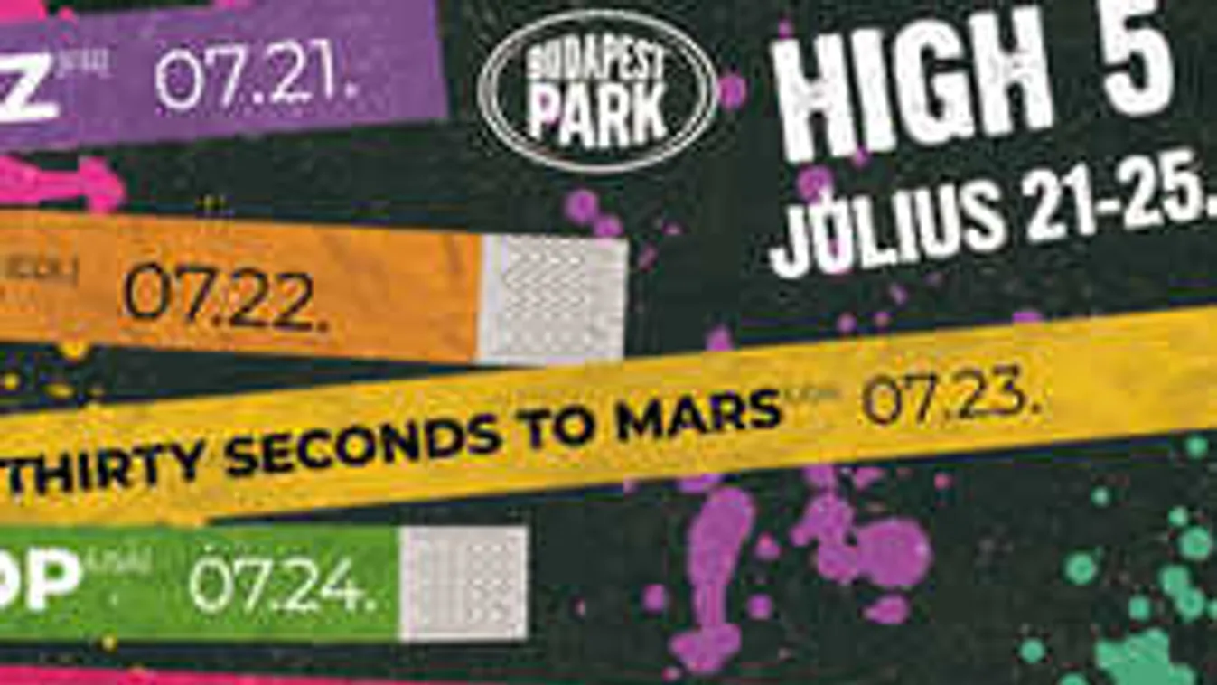 A legnagyobb sztárok váltják egymást a színpadon zsinórban öt napon át a Budapest Parkban!