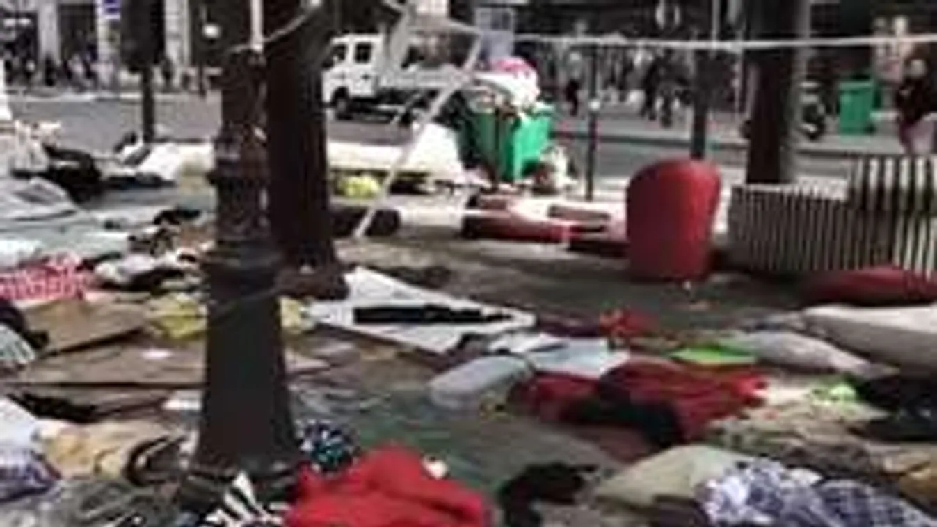 Elképesztő pusztítást végeztek a migránsok a fővárosban