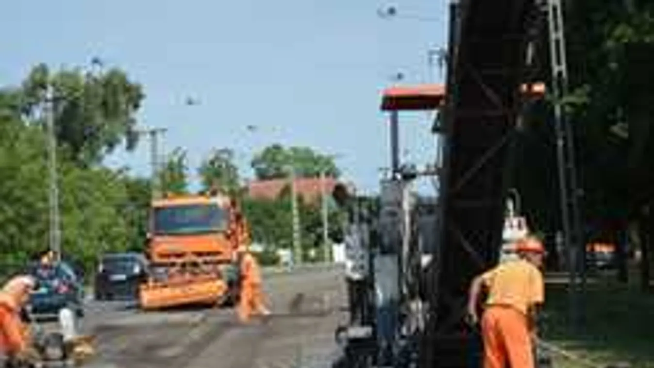 Tatabányán végez útfelújítást a Soltút