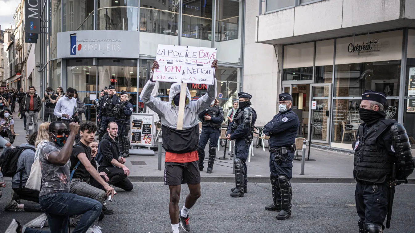 Demonstration In Memory Of George Floyd In France
