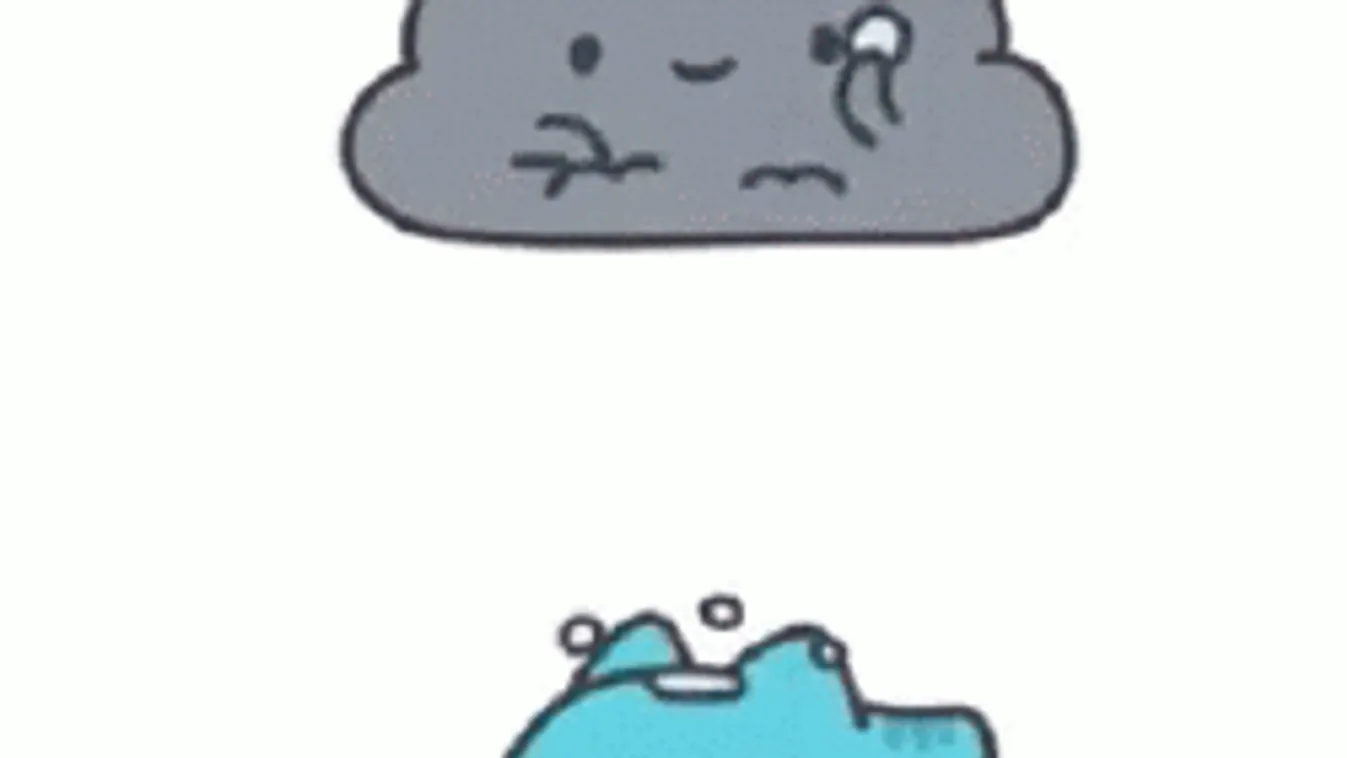 Sötét felhők lepik el az eget, itt vigyázz ma nagyon a viharral