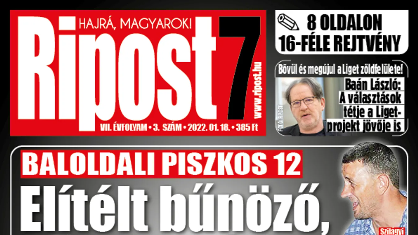 Megjelent a Ripost7 legújabb száma