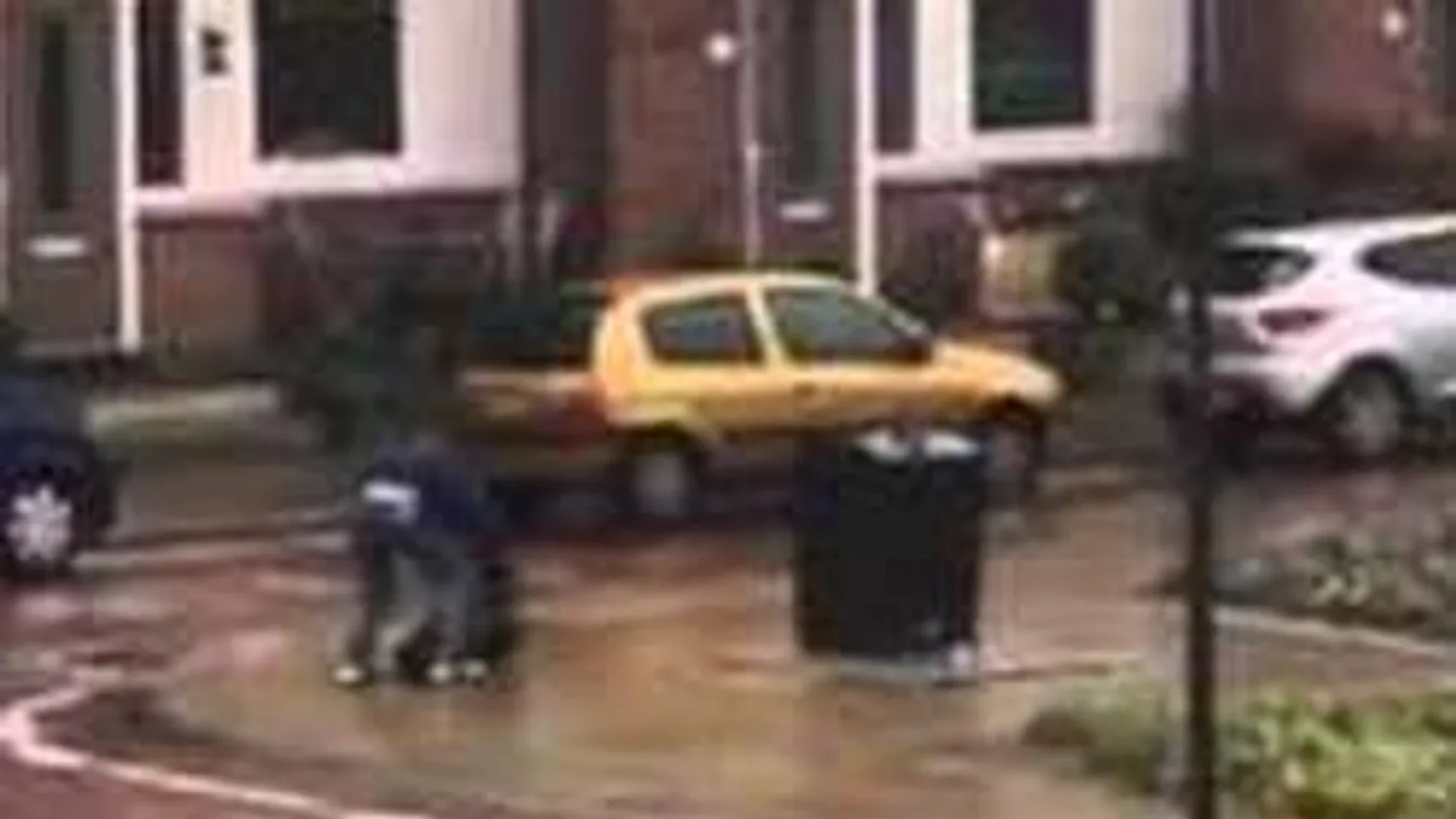 Csak a szemetet akarta kivinni, most rajta röhög a fél világ!