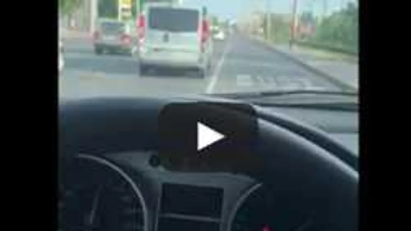 Életveszélyes vezetés Budapesten 170-nel - és még le is videózta!