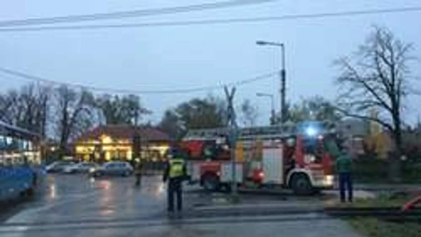 Itt a novemberi ítéletidő első áldozata! Káosz Budán...