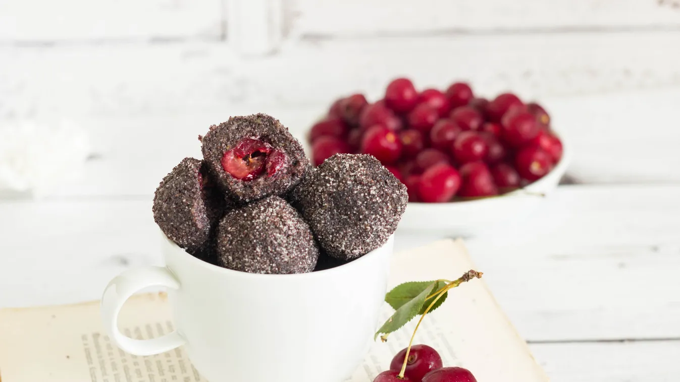 Healthy,Snack,Balls,With,Poppy,Seed,And,Cherry,Inside.