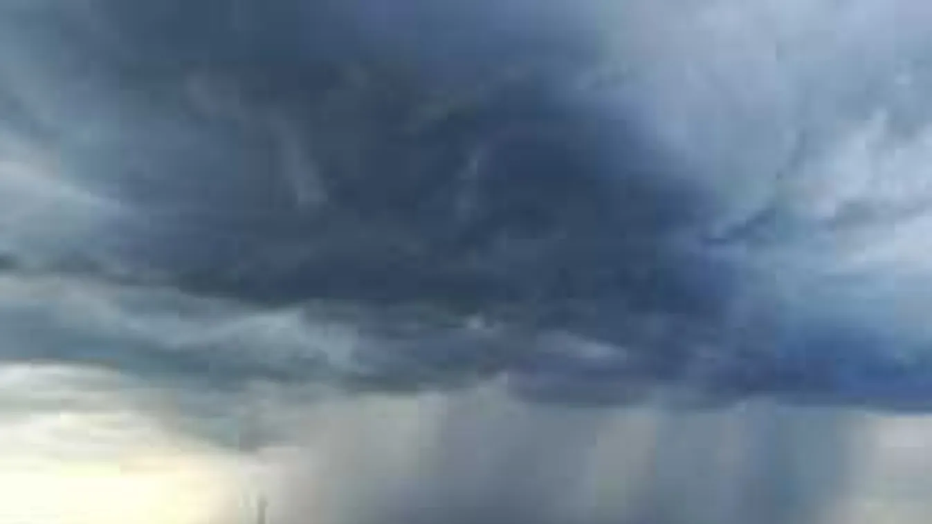 Erre halad a viharfelhő - nyugaton újra melegszik az idő