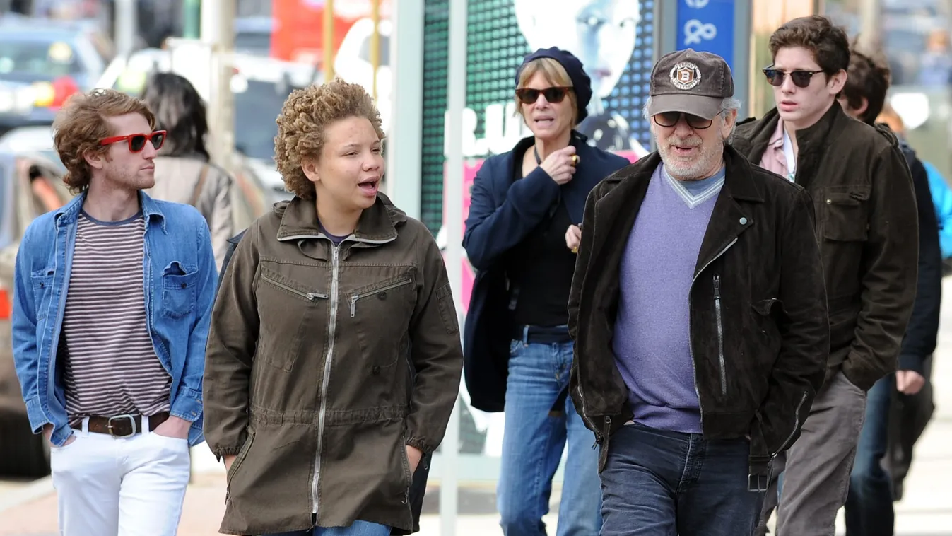 Steven Spielberg and family sighting in New York