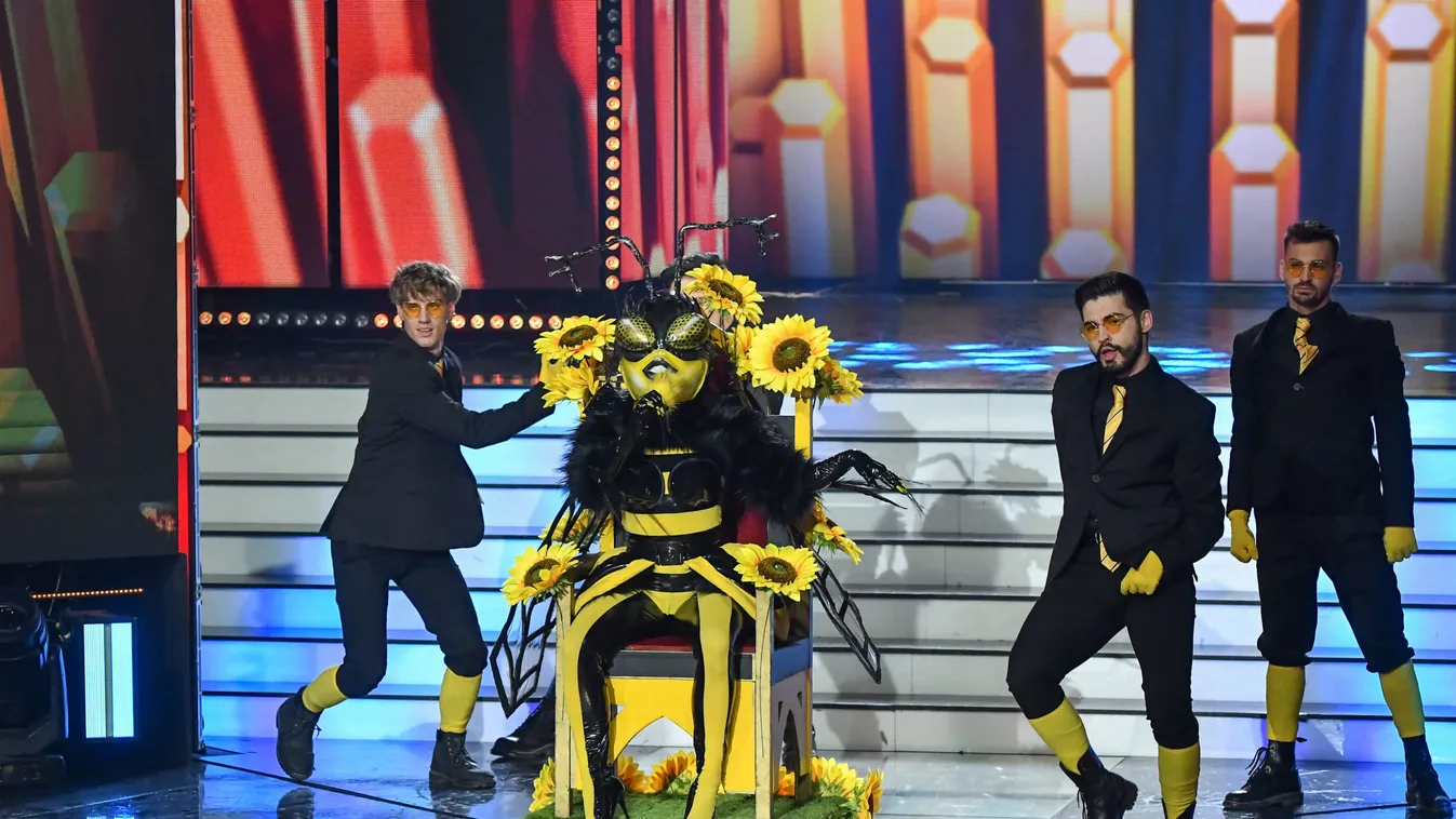 Hoppá, ez ám a meglepetés, ő rejtőzött a Méhecske jelmeze mögött!