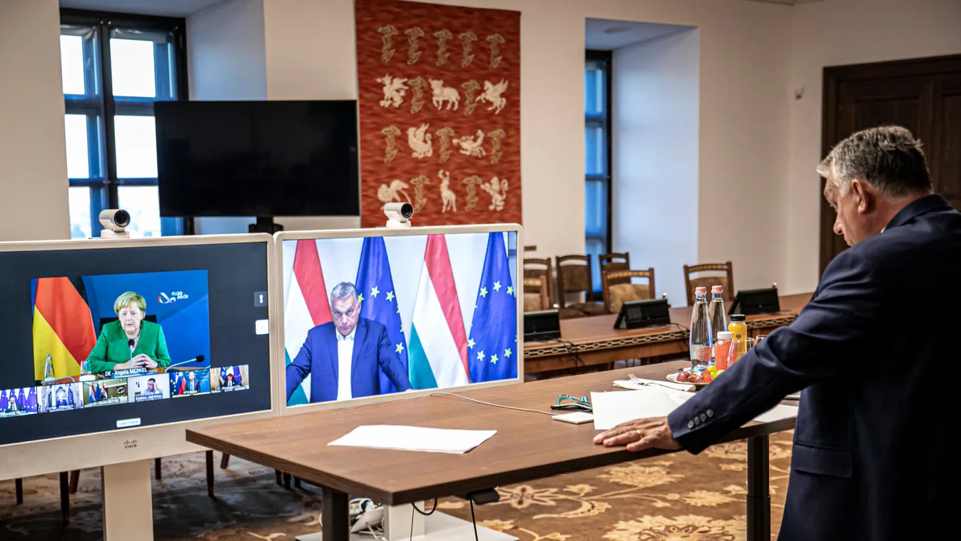 ORBÁN Viktor; MICHEL, Charles; MERKEL, Angela