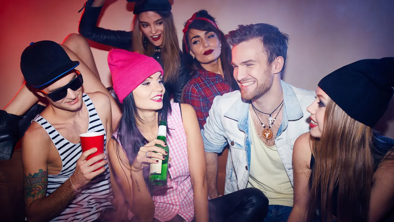 Young,People,In,Smoky,Dark,Club