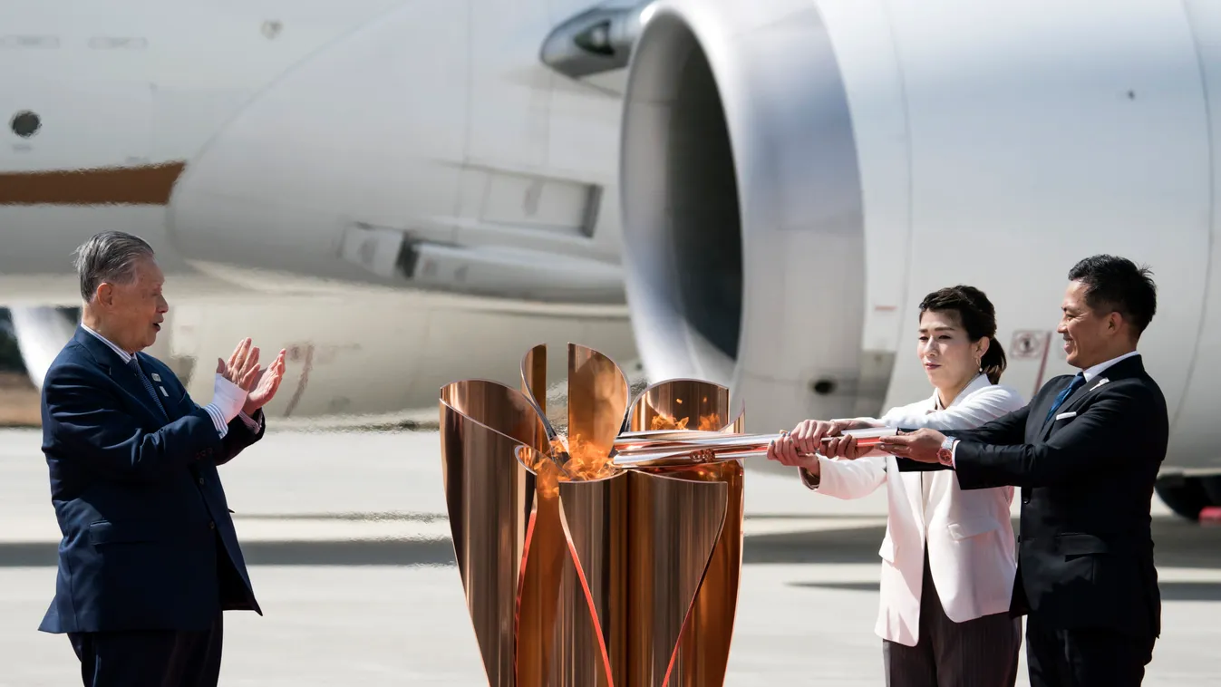 Tokyo 2020 Olympic Torch Arrives Japan