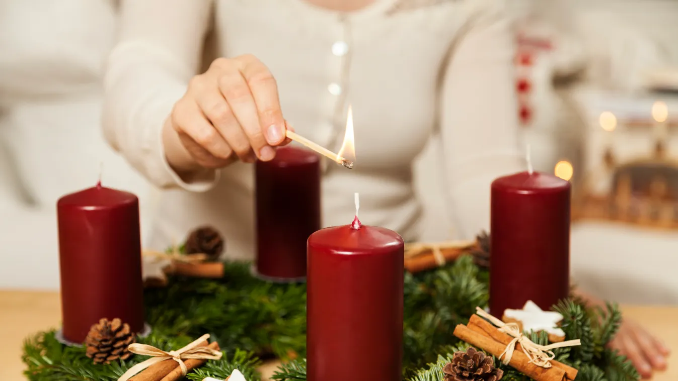 Kindle first candle on the first Advent