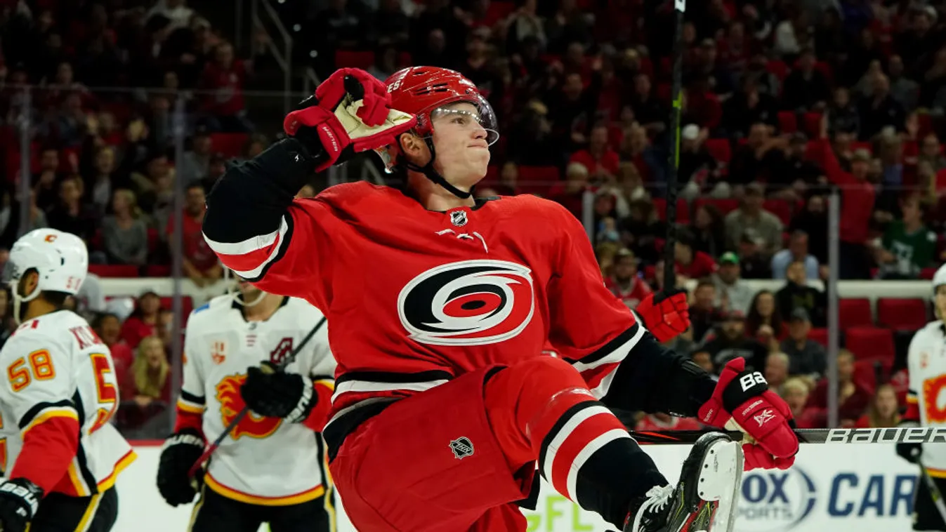 Calgary Flames v Carolina Hurricanes