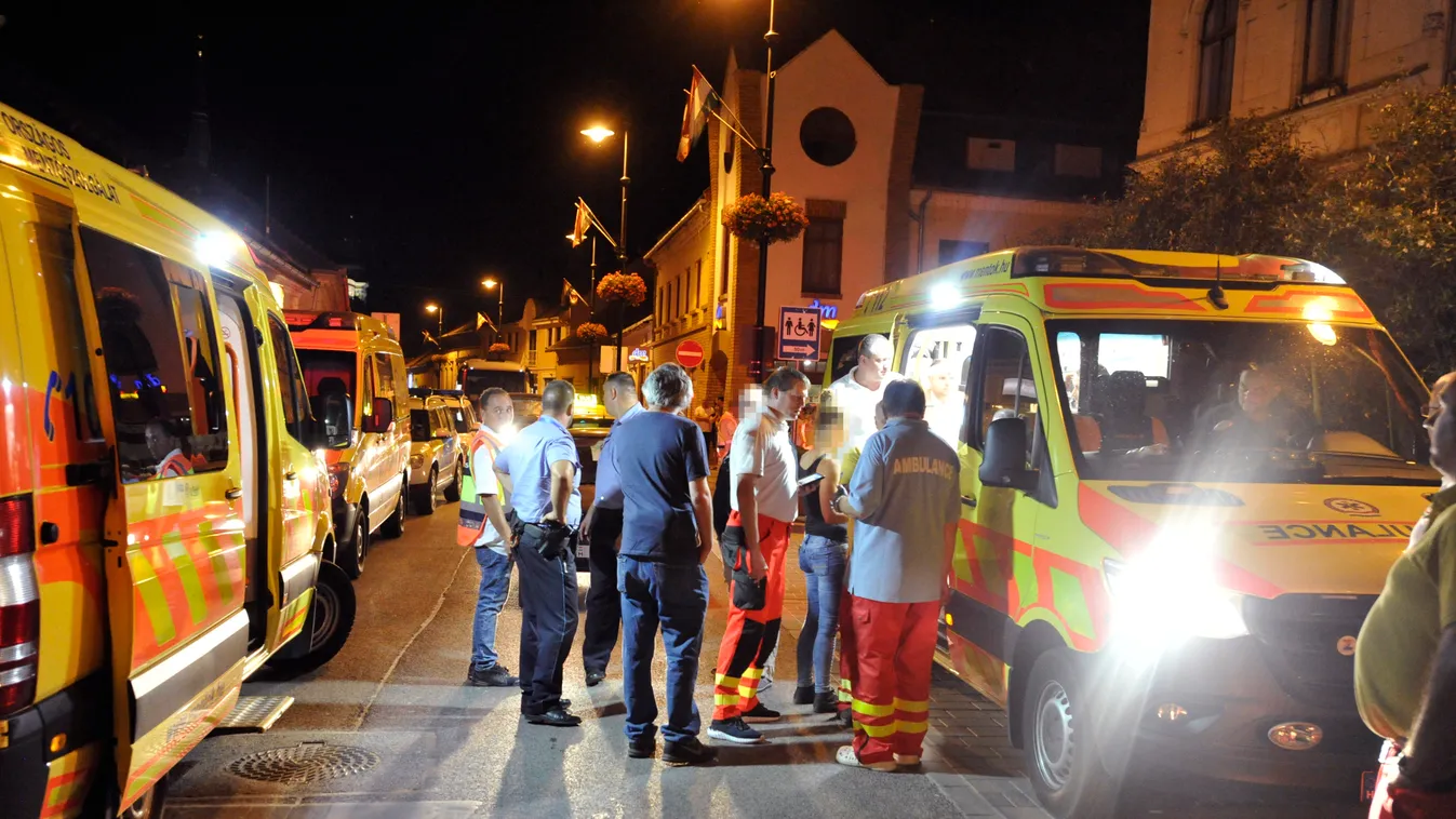 Lövöldözés Ráckevén: kiszállt a TEK, kilenc sebesült, hat mentő és két helikopter