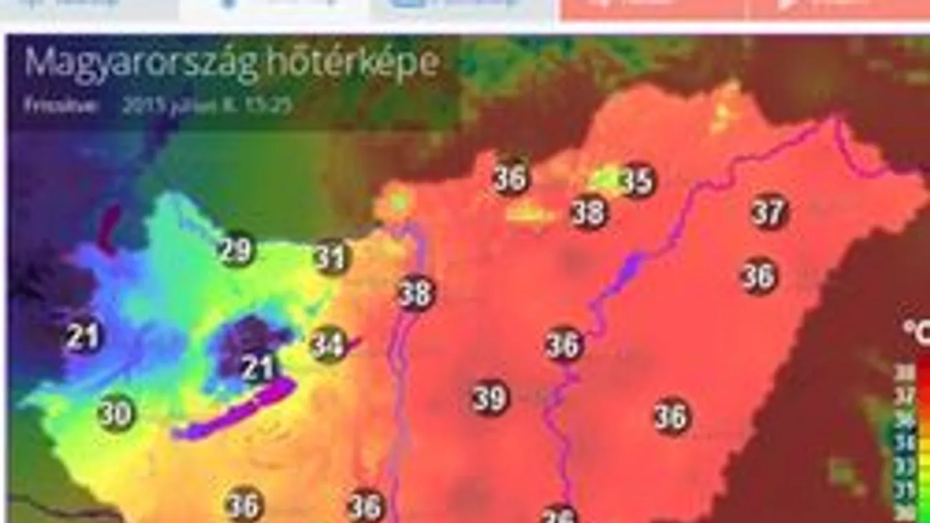 Tíz perc alatt tíz fokot zuhant a hőmérséklet