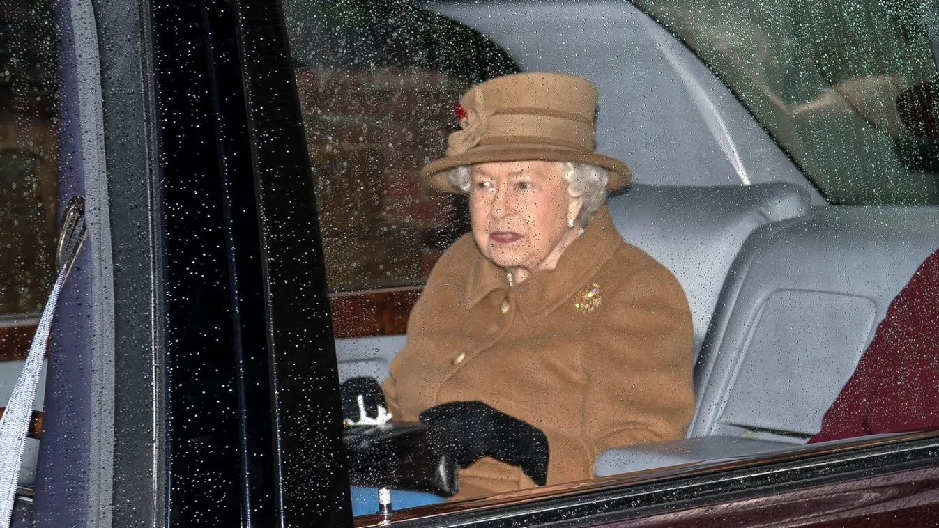 The Queen Attends Church at Sandringham