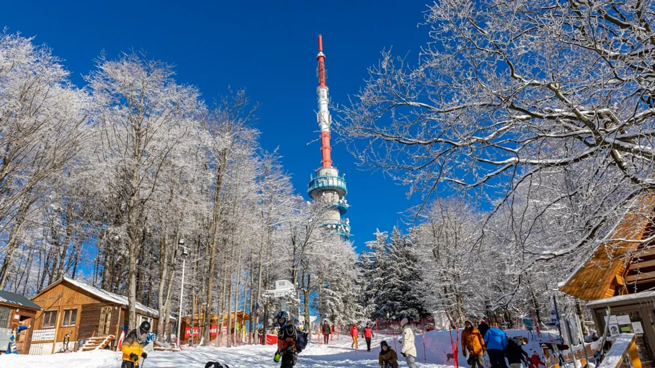 Ilyen gyönyörű a behavazott Kékestető, fantasztikus képeket mutatunk