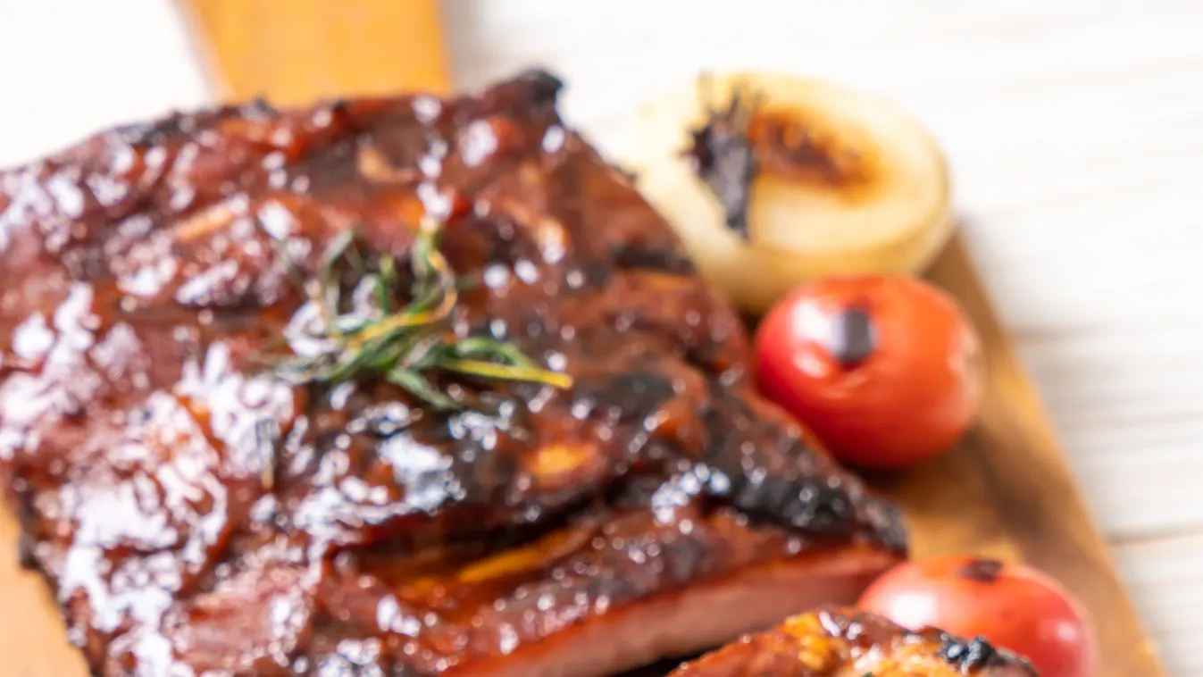 Grilled,And,Barbecue,Ribs,Pork