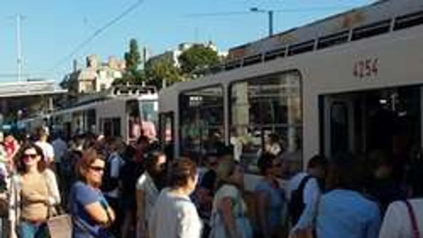 Tömegnyomor: ezért nem férsz fel az 1-es villamosra!