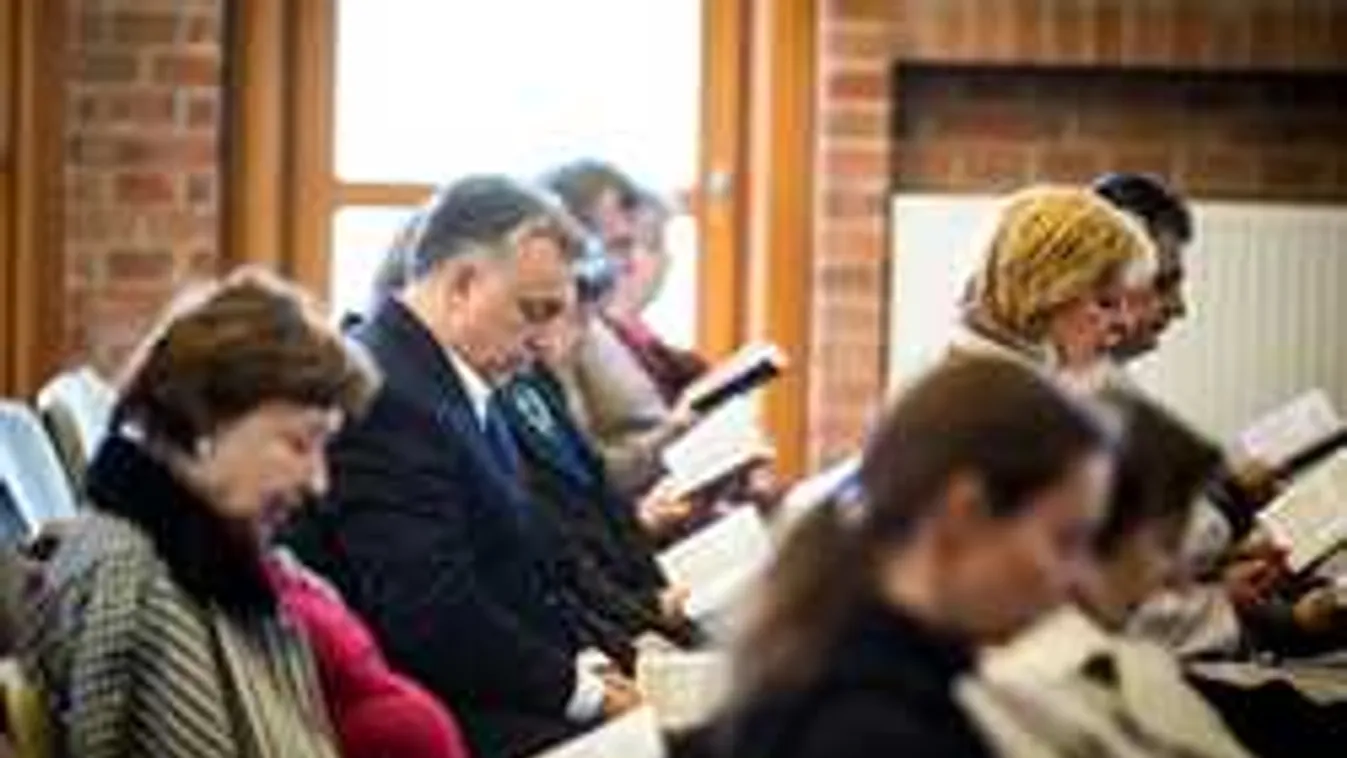 Orbán Viktor istentiszteletre ment szavazás után