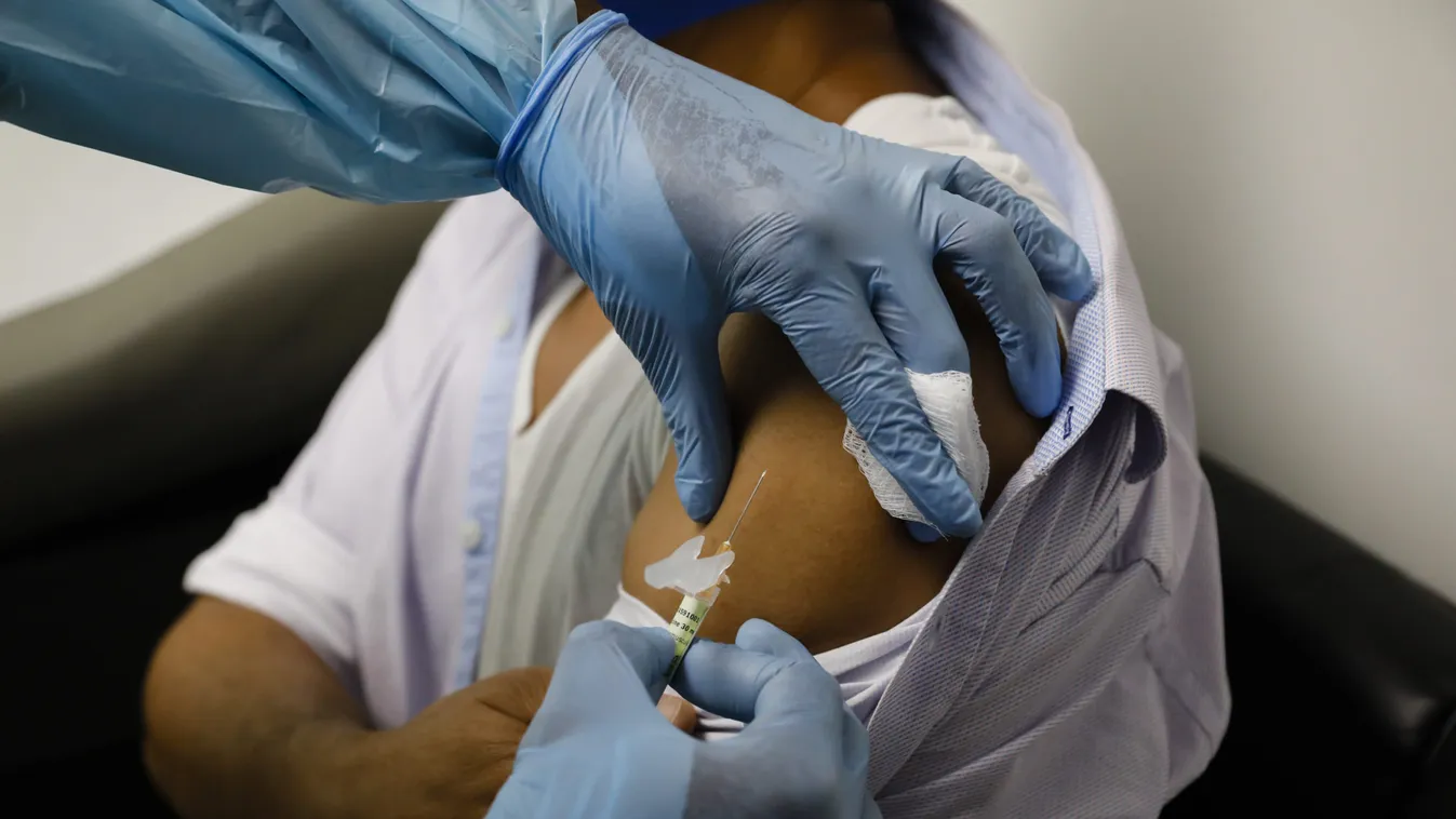 Residents Participate In Pfizer Covid-19 Vaccine Clinic Trial