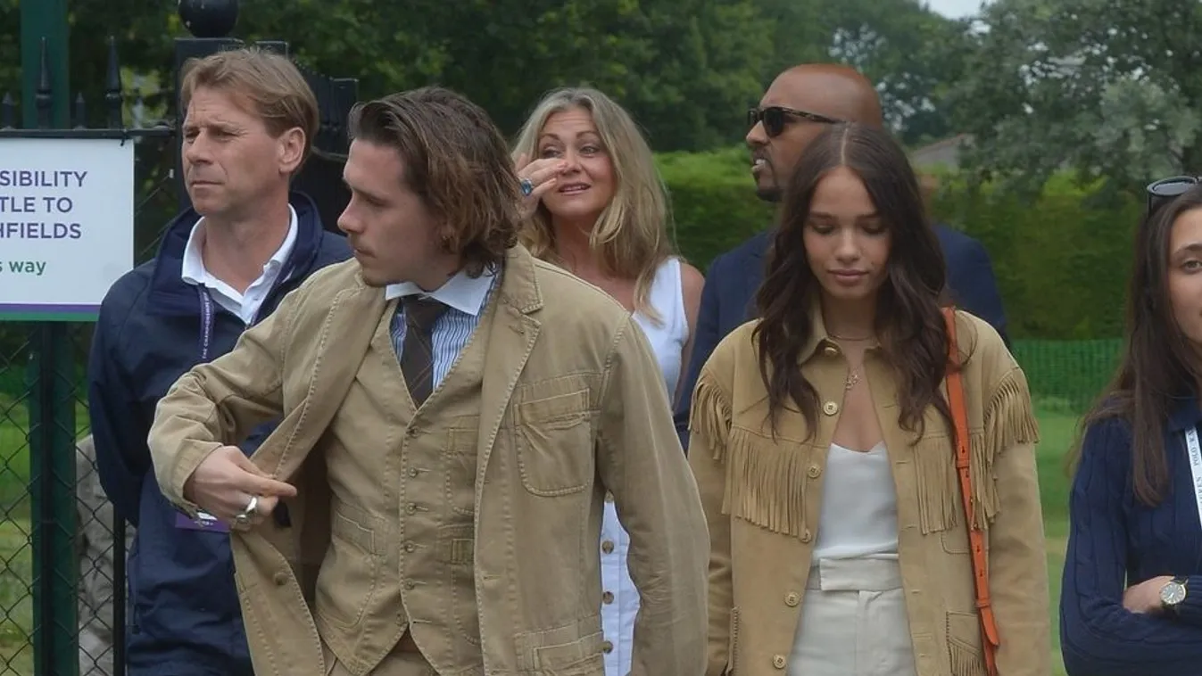 Celebrities attend Men's Finals Day of the Wimbledon Tennis Championships