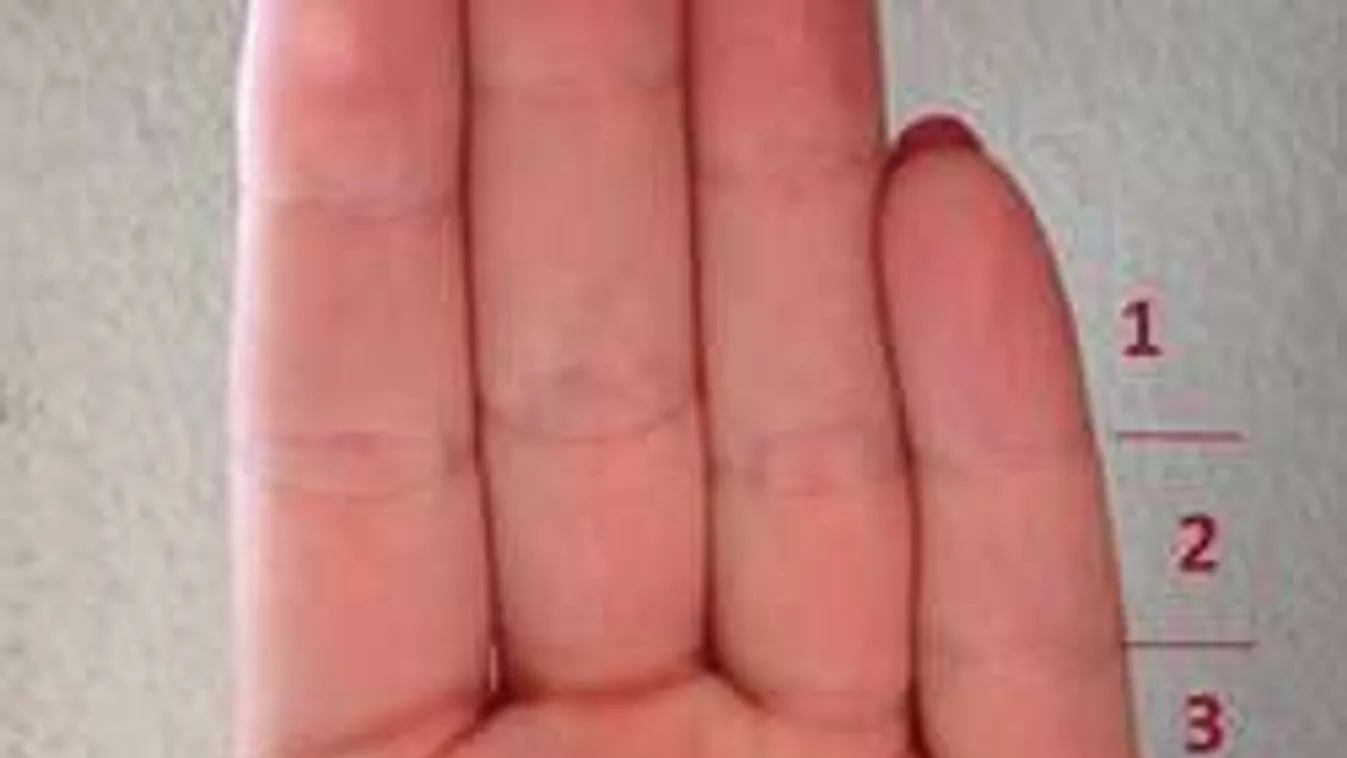 Mit árul el rólad a kisujjad? Többet, mint hinnéd