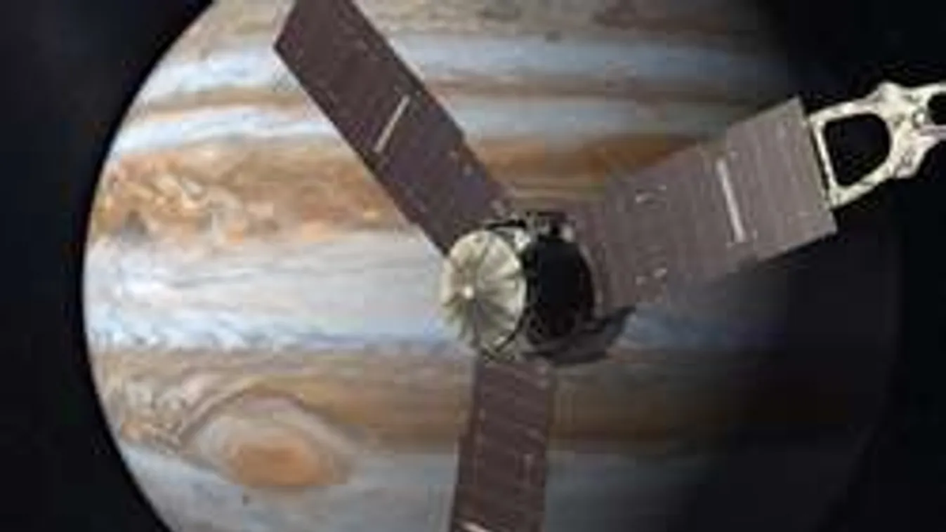 Kiszivárgott egy NASA-videó: Idegen űrszonda kering a Jupiter körül