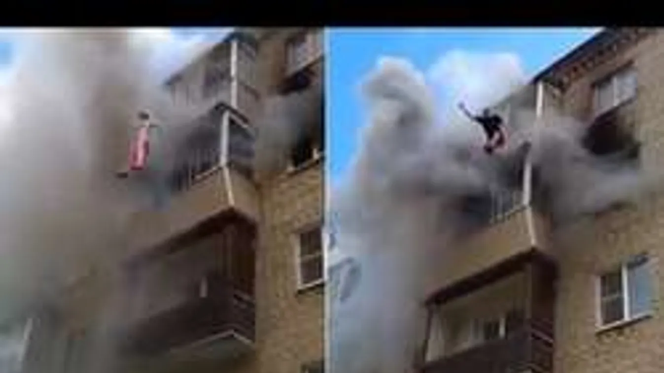 Egy egész család ugrott ki az ötödikről lakástűz miatt