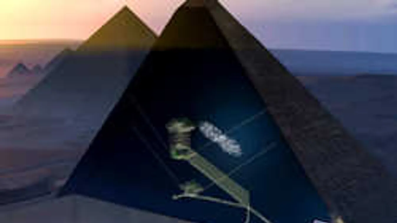 Döbbenetes dolgot találtak a gízai nagy piramisban