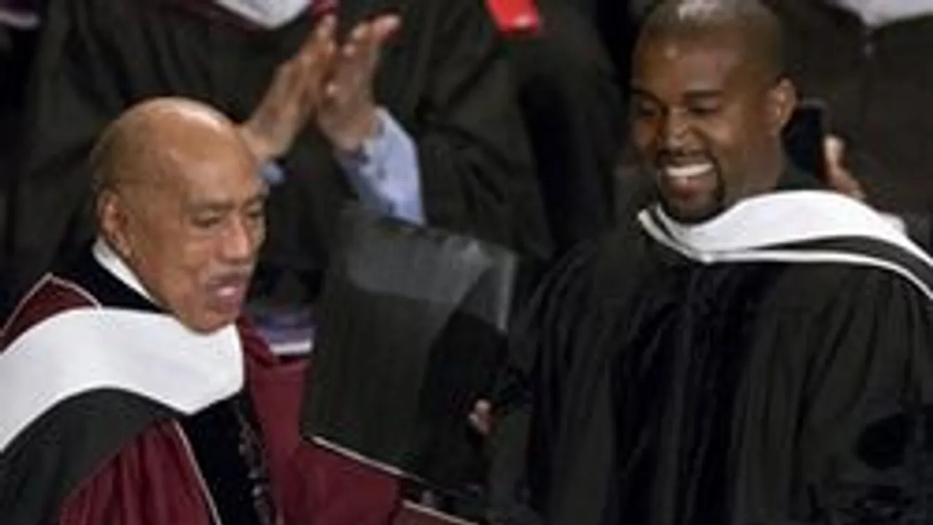 Díszdoktorrá avatták Kanye Westet, meghatódott a rapper