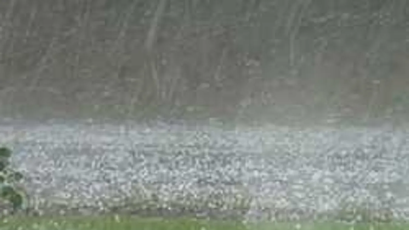 Durva jégeső csap le ma az országra, mutatjuk a veszélyzónákat