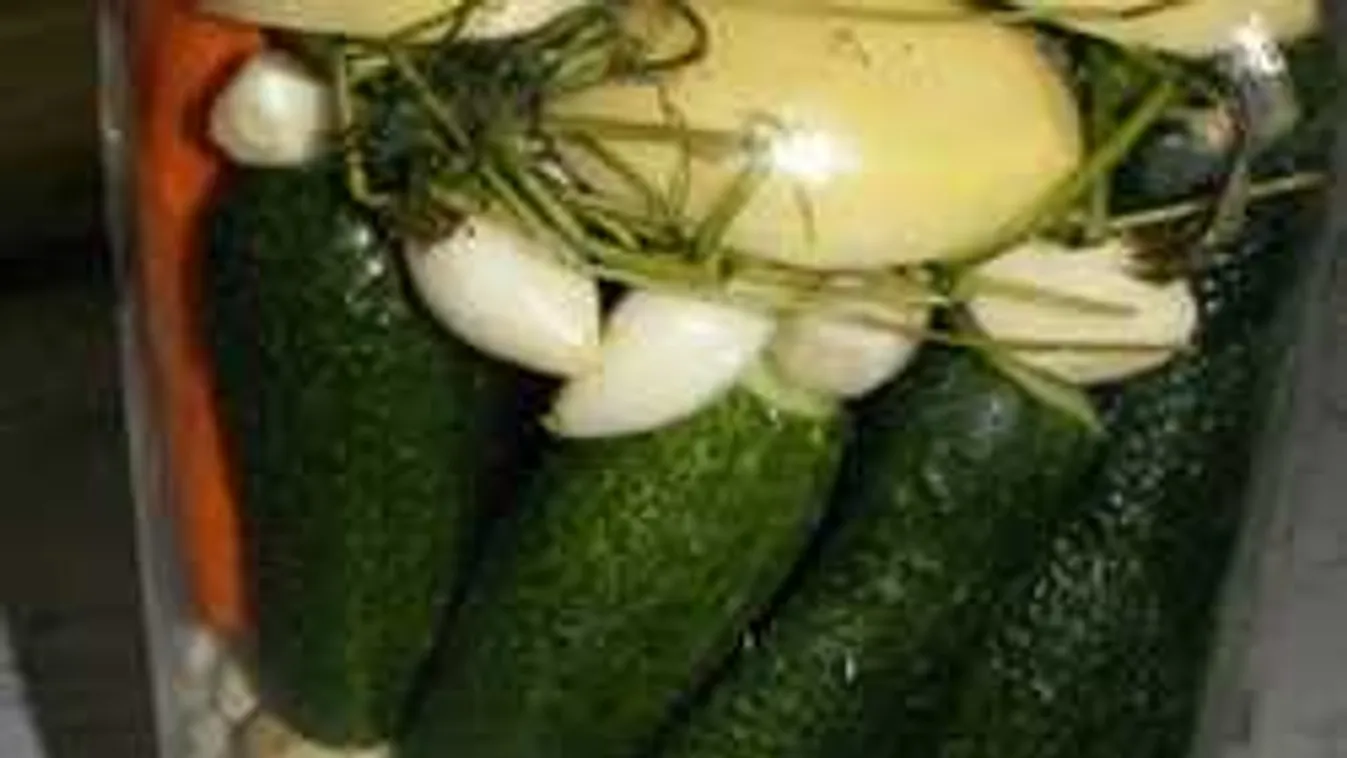 Döbbenetes kovászos uborkát készített ez a magyar férfi