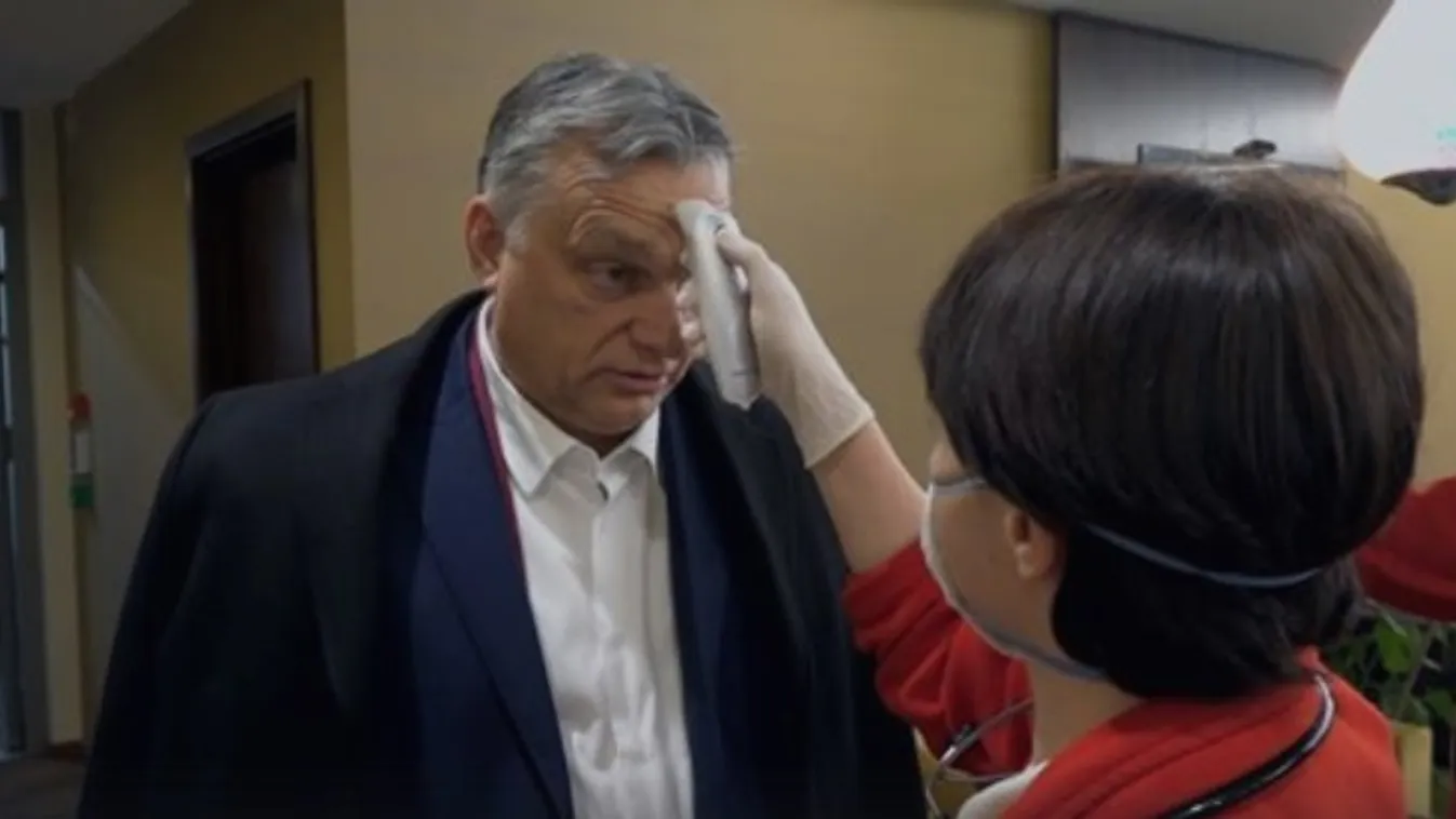 Így mérték meg Orbán Viktor lázát a budapesti repülőtéren