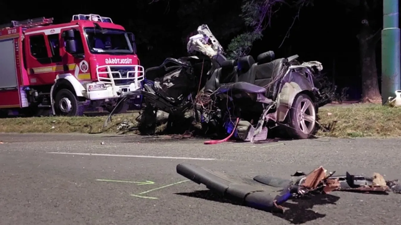 Brutális fotók jöttek a dunaújvárosi halálos autóbalesetről