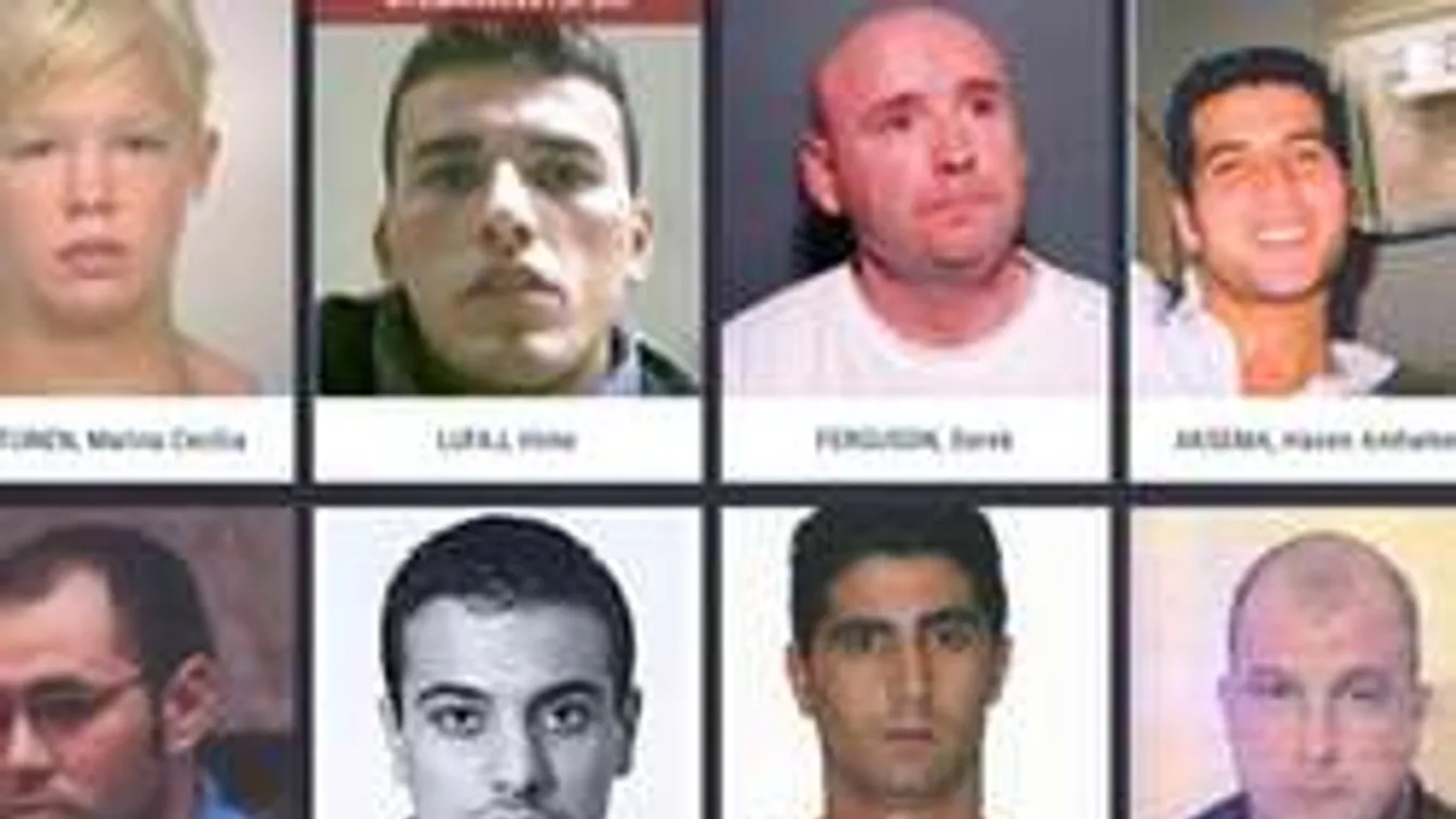 Két magyar is van Európa legkeresettebb bűnözőinek listáján