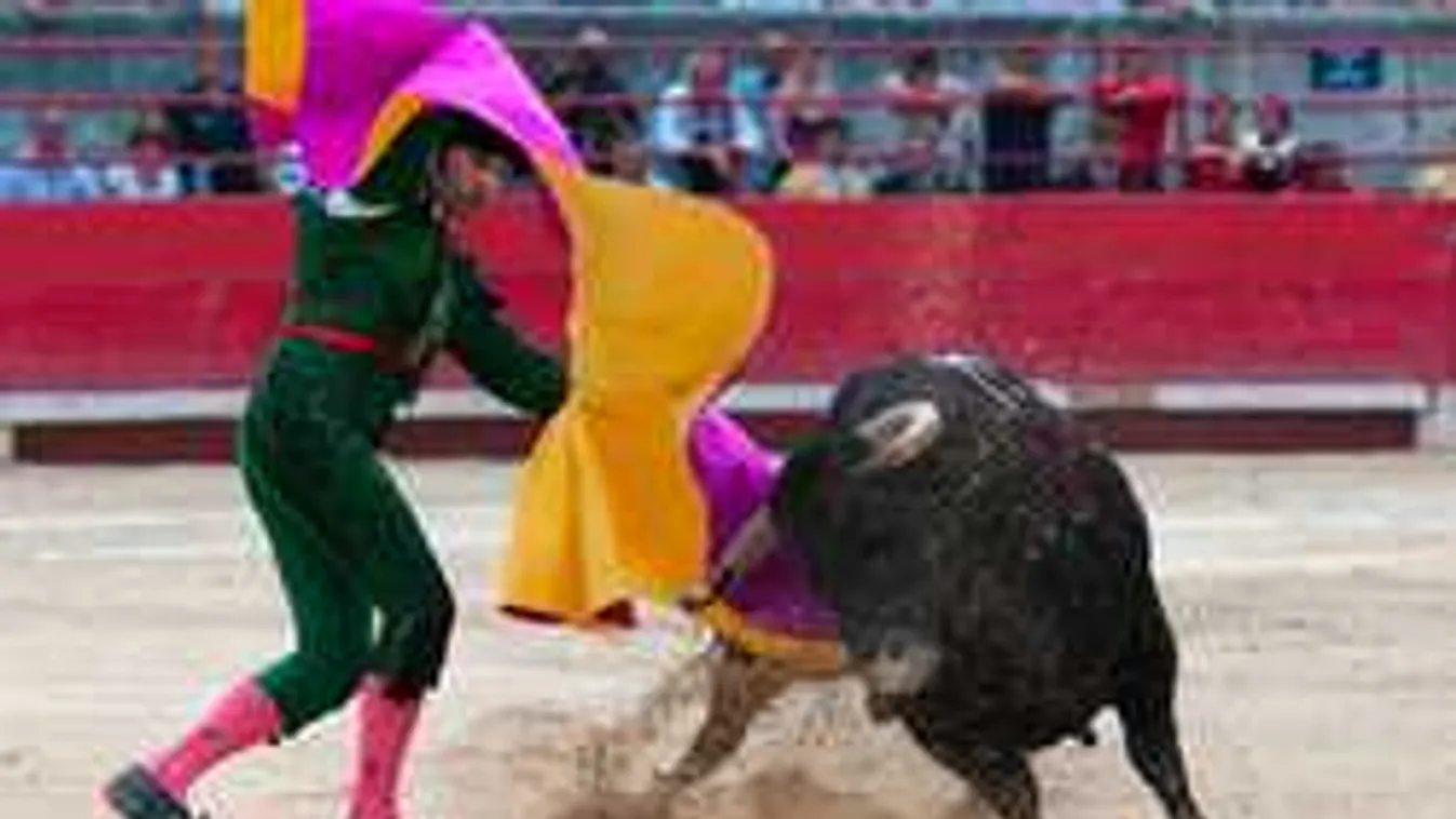 Horror a bikaviadalon: kényes helyen ejtett sebeket a bika - Videó