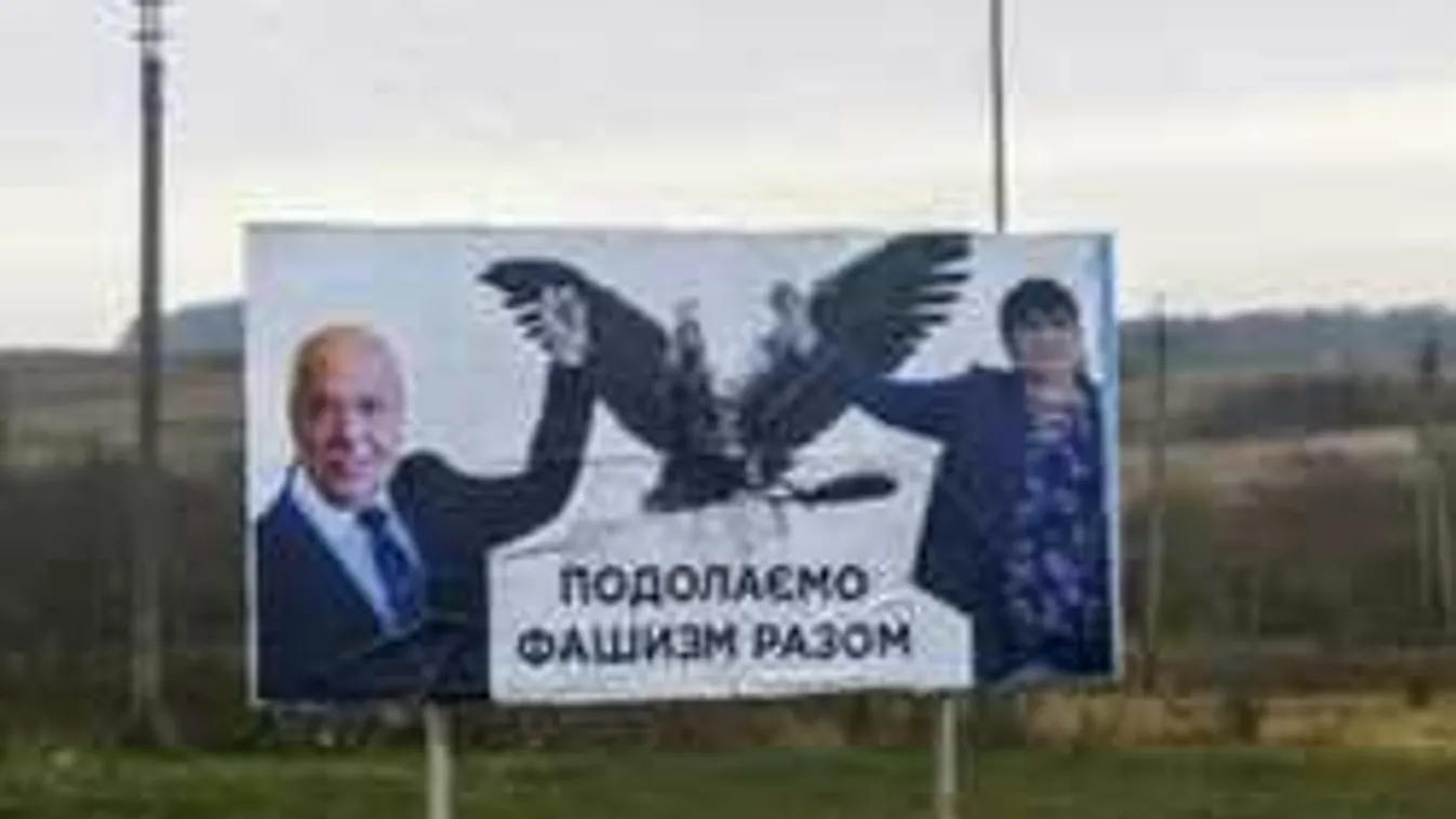 Ismét magyarellenes óriásplakátok jelentek meg Kárpátalján